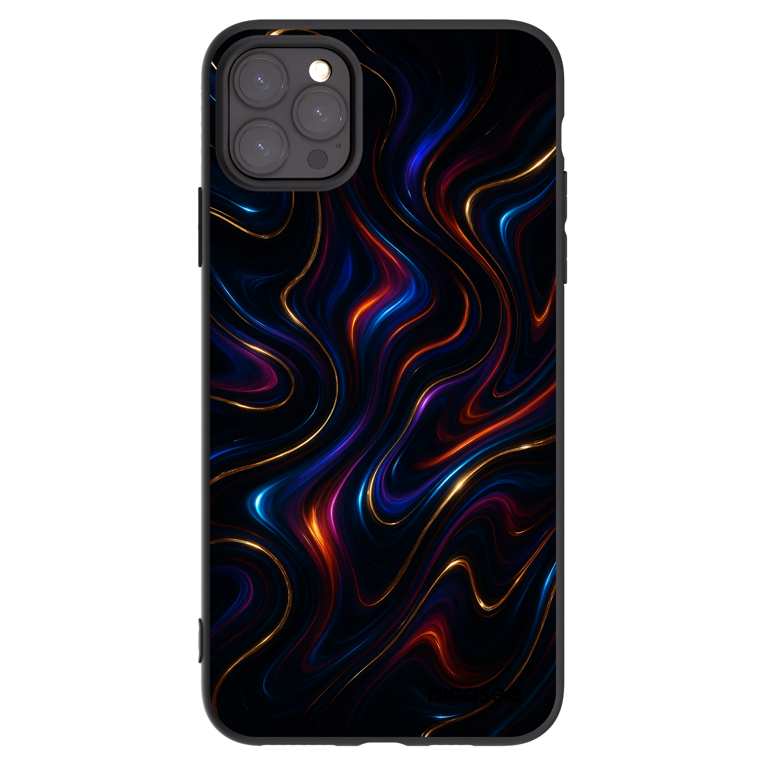 Picasee Μαύρη θήκη σιλικόνης για Apple iPhone 11 Pro Max - Noir