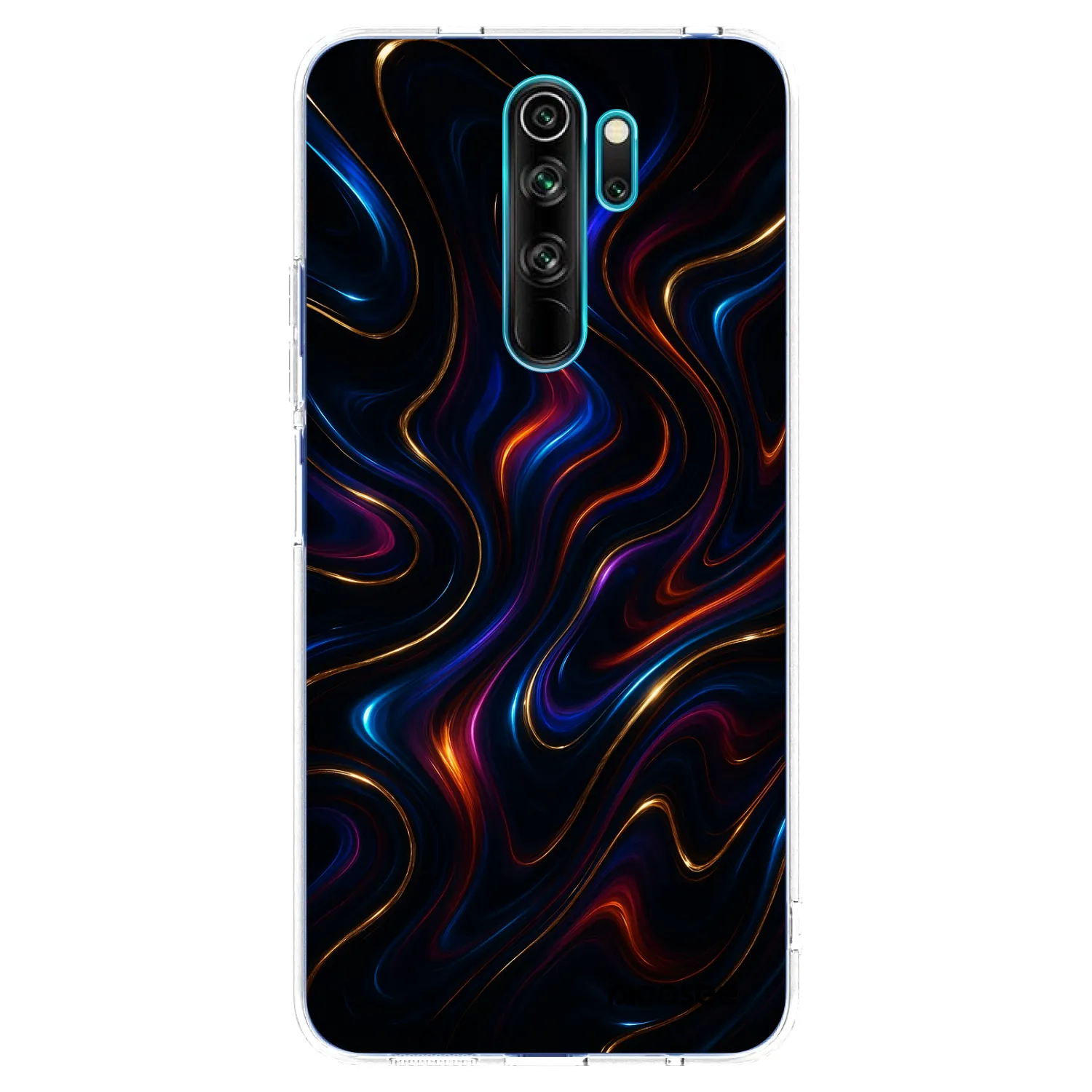 Picasee διαφανής θήκη σιλικόνης Xiaomi Redmi Note 8 Pro - Noir