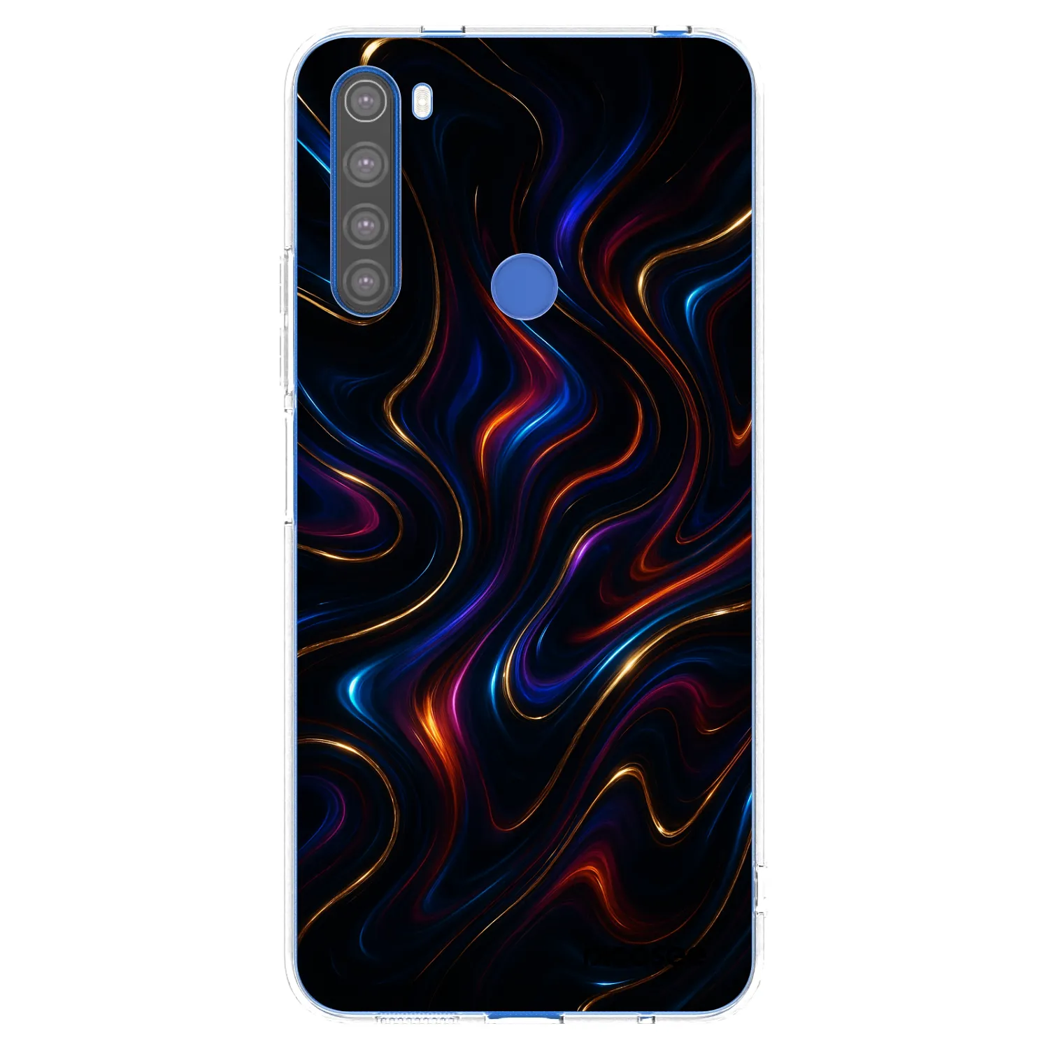 Picasee διαφανής θήκη σιλικόνης Xiaomi Redmi Note 8T - Noir