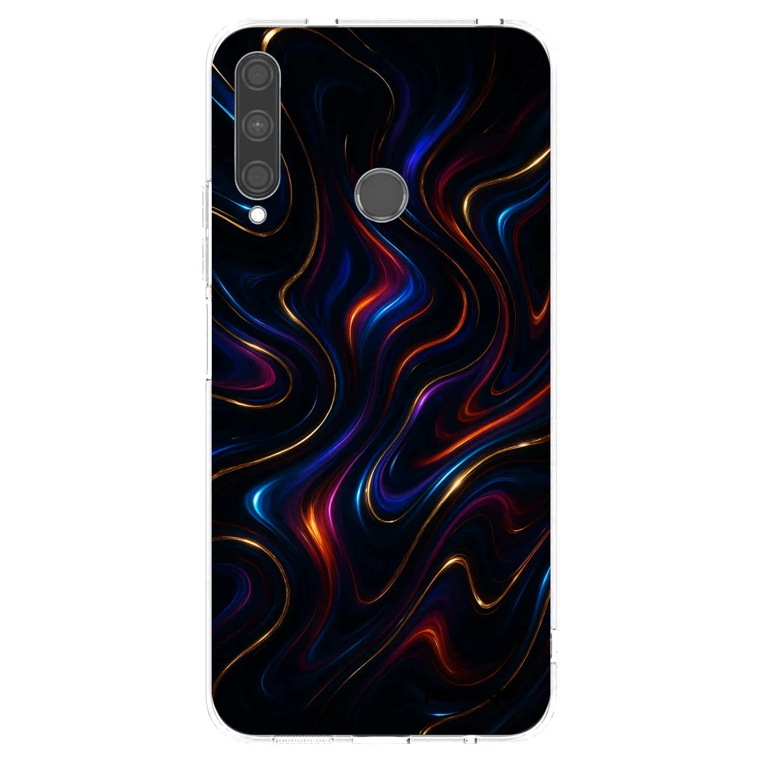 Picasee διαφανής θήκη σιλικόνης Huawei P40 Lite E - Noir