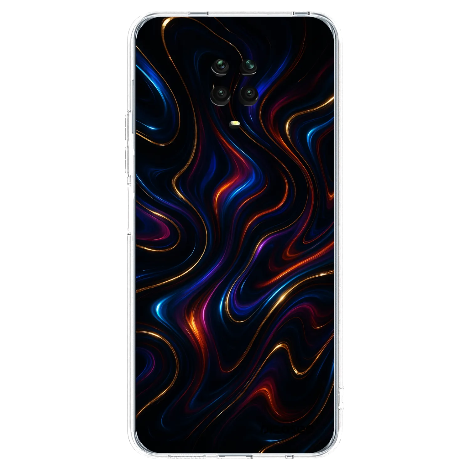 Picasee διαφανής θήκη σιλικόνης Xiaomi Redmi Note 9 Pro - Noir
