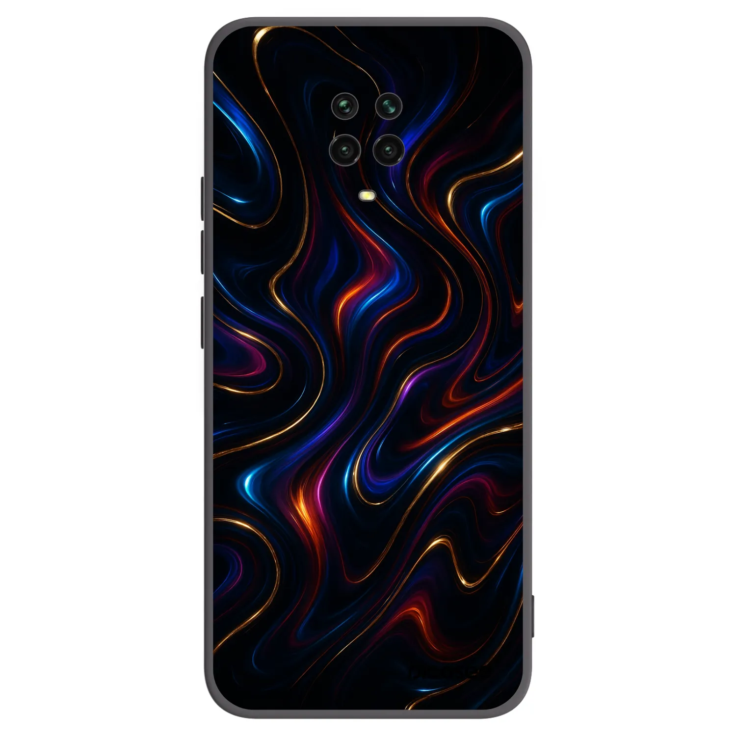 Picasee Μαύρη θήκη σιλικόνης για Xiaomi Redmi Note 9S - Noir