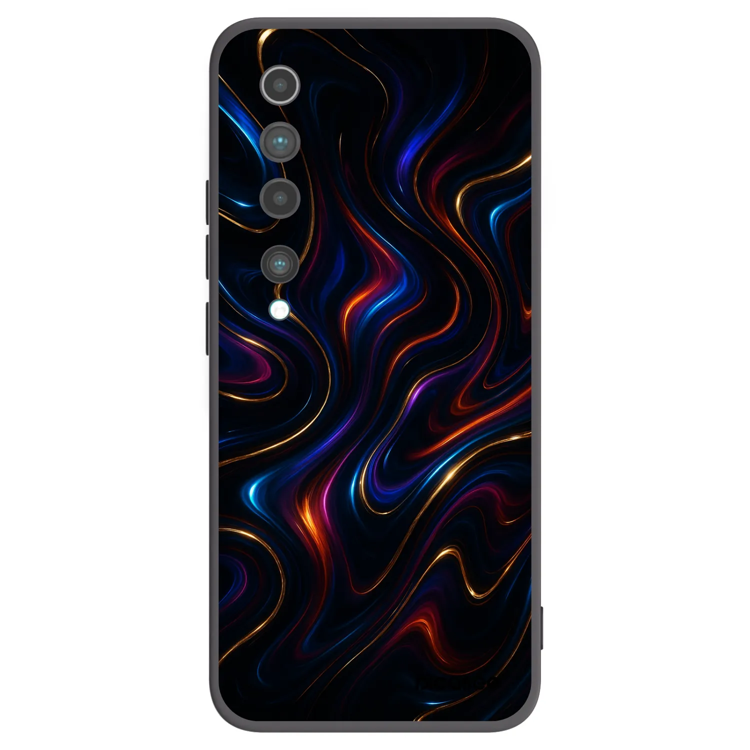 Picasee Μαύρη θήκη σιλικόνης για Xiaomi Mi 10 - Noir