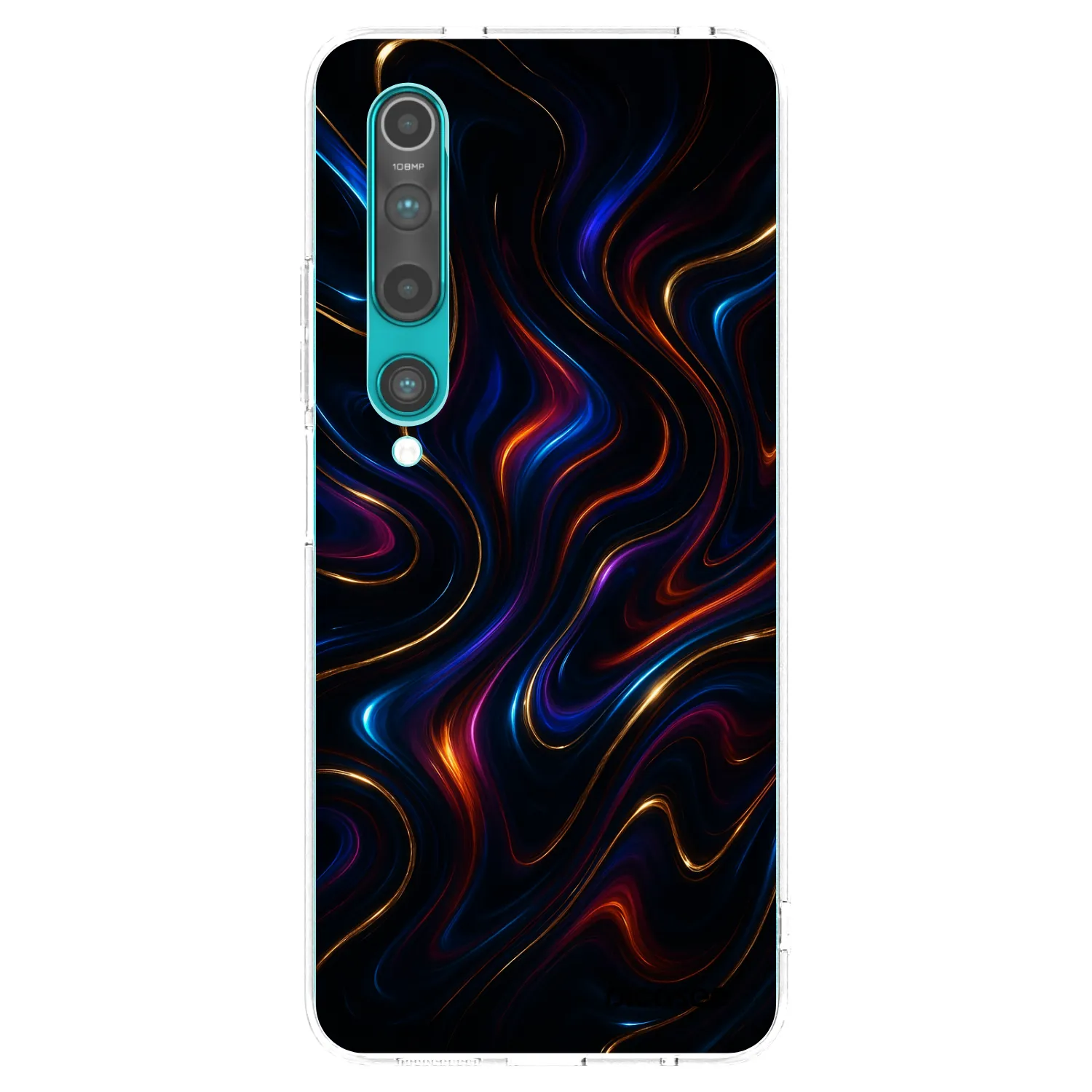 Picasee διαφανής θήκη σιλικόνης Xiaomi Mi 10 - Noir