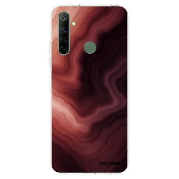Picasee διαφανής θήκη σιλικόνης Realme 6i - Rouge