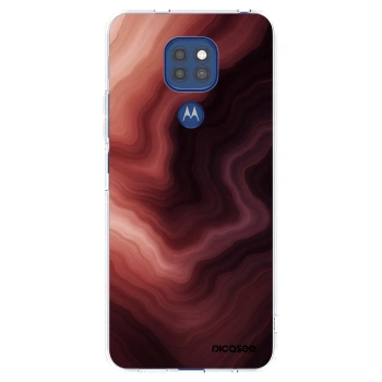Picasee διαφανής θήκη σιλικόνης Motorola Moto G9 Play - Rouge