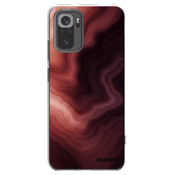 Picasee διαφανής θήκη σιλικόνης Xiaomi Redmi Note 10 - Rouge