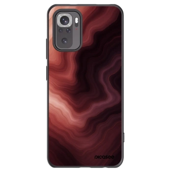 Picasee Μαύρη θήκη σιλικόνης για Xiaomi Redmi Note 10S - Rouge