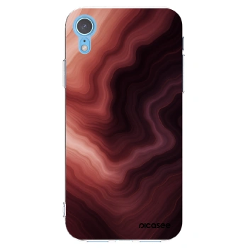Picasee διαφανής θήκη σιλικόνης Apple iPhone XR - Rouge