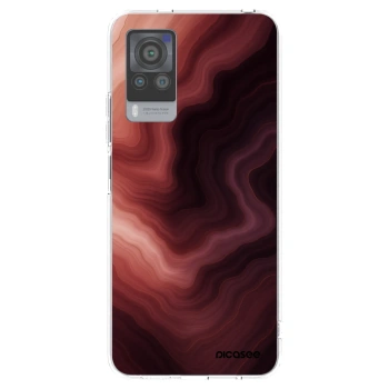 Picasee διαφανής θήκη σιλικόνης Vivo X60 Pro 5G - Rouge