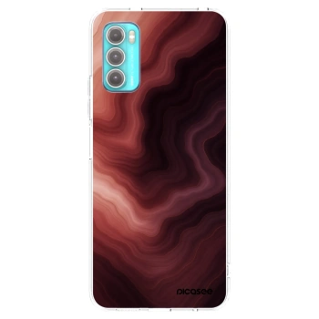 Picasee διαφανής θήκη σιλικόνης Motorola Moto G60 - Rouge