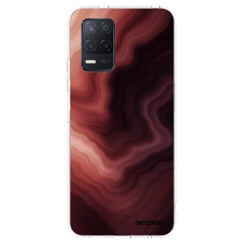 Picasee διαφανής θήκη σιλικόνης Realme 8 5G - Rouge