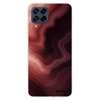 Picasee διαφανής θήκη σιλικόνης Samsung Galaxy M53 5G - Rouge