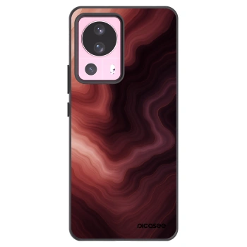 Picasee Μαύρη θήκη σιλικόνης για Xiaomi 13 Lite - Rouge