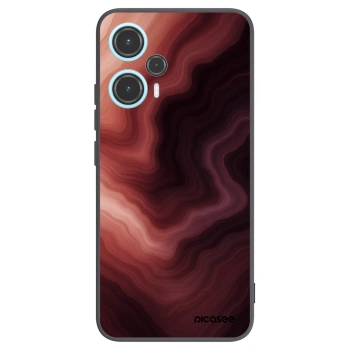 Picasee Μαύρη θήκη σιλικόνης για Xiaomi Poco F5 - Rouge