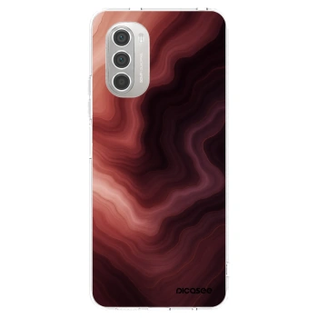 Picasee διαφανής θήκη σιλικόνης Motorola Moto G51 - Rouge