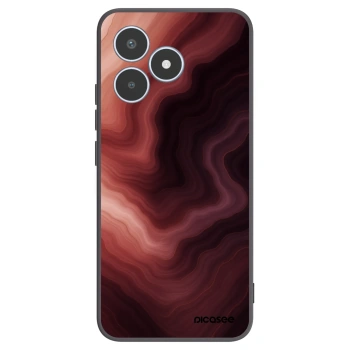 Picasee Μαύρη θήκη σιλικόνης για Realme C53 - Rouge