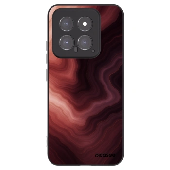 Picasee Μαύρη θήκη σιλικόνης για Xiaomi 14 - Rouge