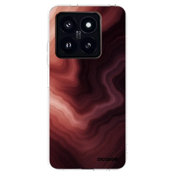 Picasee διαφανής θήκη σιλικόνης Xiaomi 14 Pro - Rouge