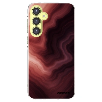 Picasee διαφανής θήκη σιλικόνης Samsung Galaxy A35 5G A356B - Rouge