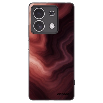 Picasee Μαύρη θήκη σιλικόνης για Xiaomi Redmi Note 13 4G - Rouge