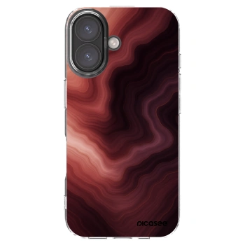 Picasee διαφανής θήκη σιλικόνης Apple iPhone 16 - Rouge