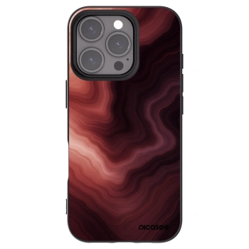 Picasee Μαύρη θήκη σιλικόνης για Apple iPhone 16 Pro - Rouge
