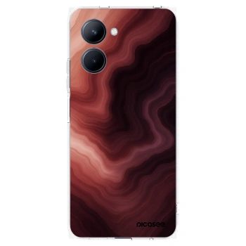 Picasee διαφανής θήκη σιλικόνης Realme C33 (2023) - Rouge
