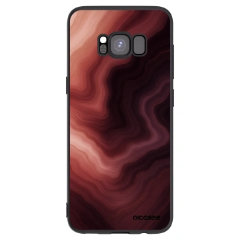 Picasee Μαύρη θήκη σιλικόνης για Samsung Galaxy S8 G950F - Rouge