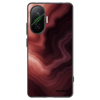 Picasee Μαύρη θήκη σιλικόνης για Xiaomi Poco F7 Pro 5G - Rouge