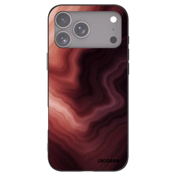 Picasee Μαύρη θήκη σιλικόνης για Apple iPhone 17 Pro Max - Rouge