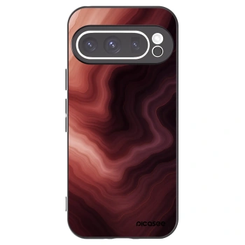 Picasee Μαύρη θήκη σιλικόνης για Google Pixel 9 Pro XL - Rouge