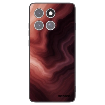 Picasee Μαύρη θήκη σιλικόνης για Motorola Edge 60 Fusion - Rouge