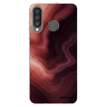 Picasee διαφανής θήκη σιλικόνης Huawei P30 Lite - Rouge