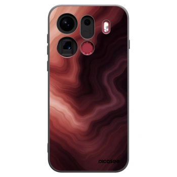 Picasee Μαύρη θήκη σιλικόνης για OPPO Find X9 Pro - Rouge