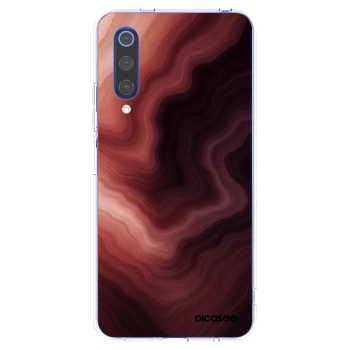 Picasee διαφανής θήκη σιλικόνης Xiaomi Mi 9 SE - Rouge