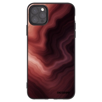 Picasee Μαύρη θήκη σιλικόνης για Apple iPhone 11 Pro Max - Rouge