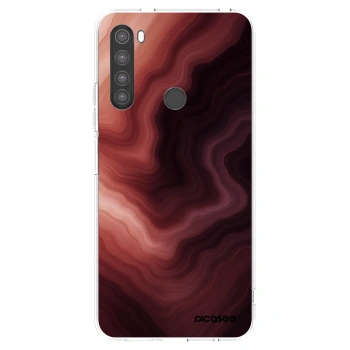 Picasee διαφανής θήκη σιλικόνης Xiaomi Redmi Note 8 - Rouge