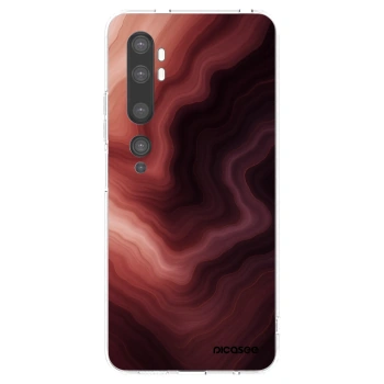 Picasee διαφανής θήκη σιλικόνης Xiaomi Mi Note 10 (Pro) - Rouge