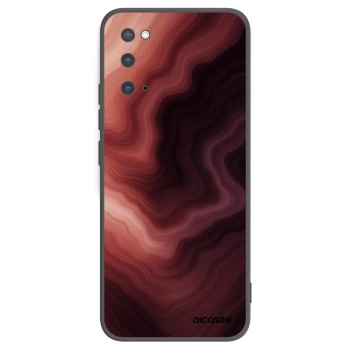 Picasee Μαύρη θήκη σιλικόνης για Samsung Galaxy S20 G980F - Rouge