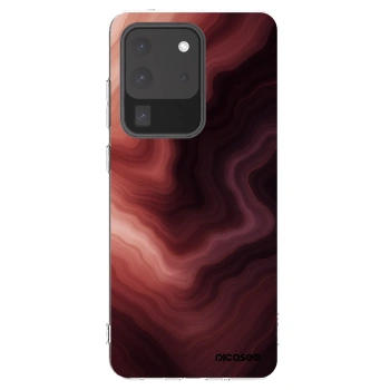 Picasee διαφανής θήκη σιλικόνης Samsung Galaxy S20 Ultra 5G G988F - Rouge
