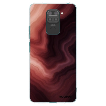 Picasee Μαύρη θήκη σιλικόνης για Xiaomi Redmi Note 9 - Rouge