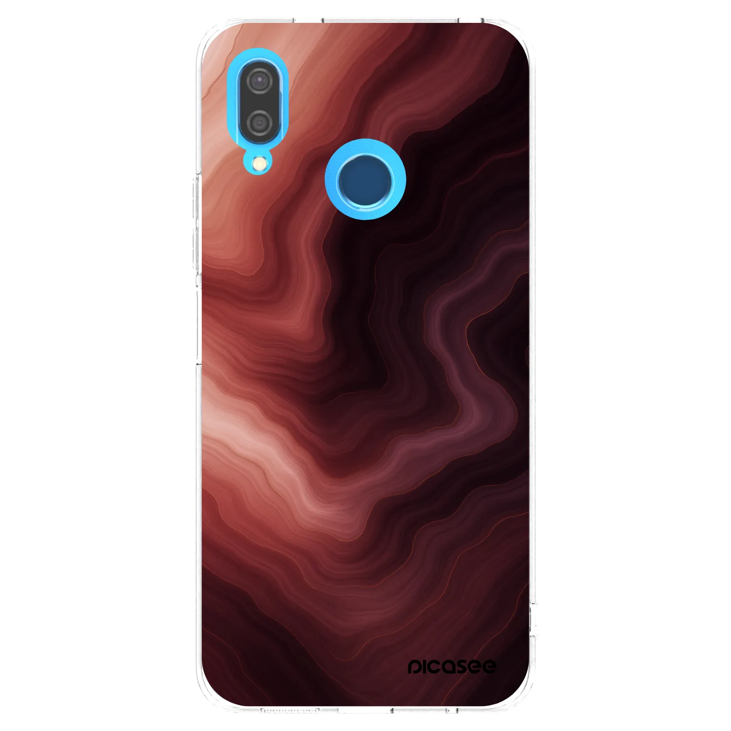 Picasee διαφανής θήκη σιλικόνης Huawei P20 Lite - Rouge