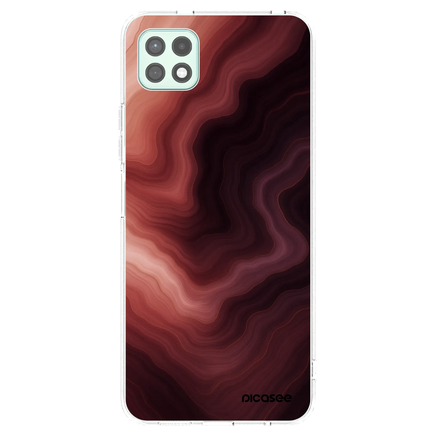 Picasee διαφανής θήκη σιλικόνης Samsung Galaxy A22 A226B 5G - Rouge