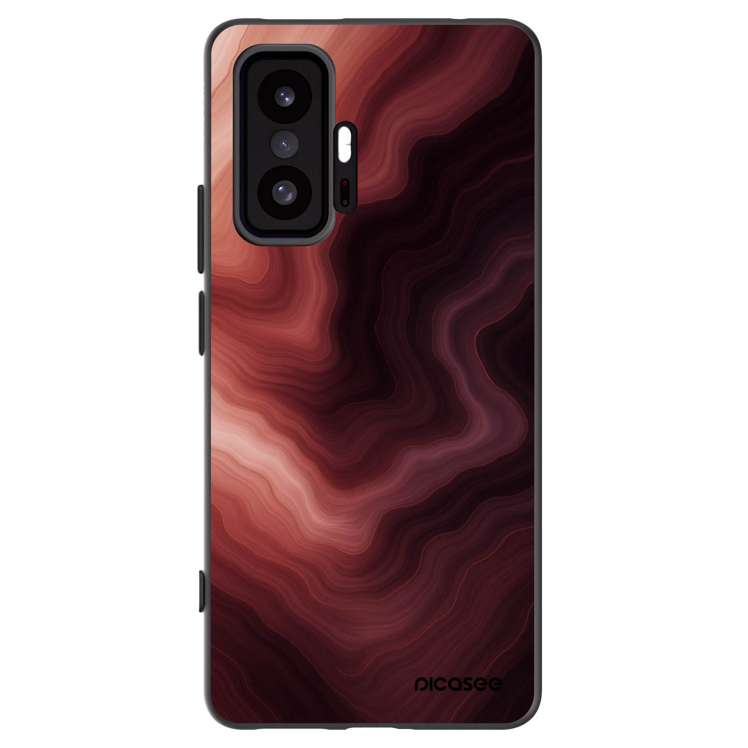 Picasee Μαύρη θήκη σιλικόνης για Xiaomi 11T Pro - Rouge