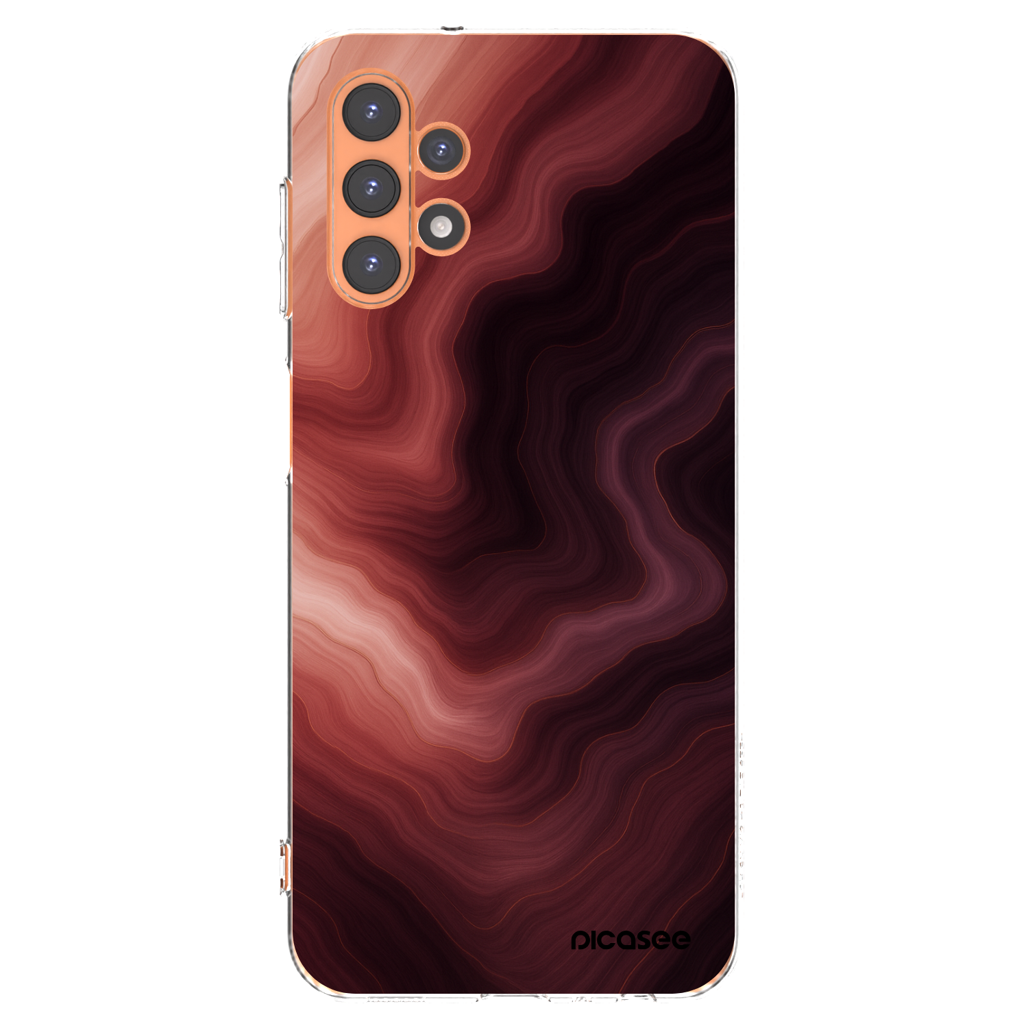 Picasee διαφανής θήκη σιλικόνης Samsung Galaxy A13 4G A135 - Rouge