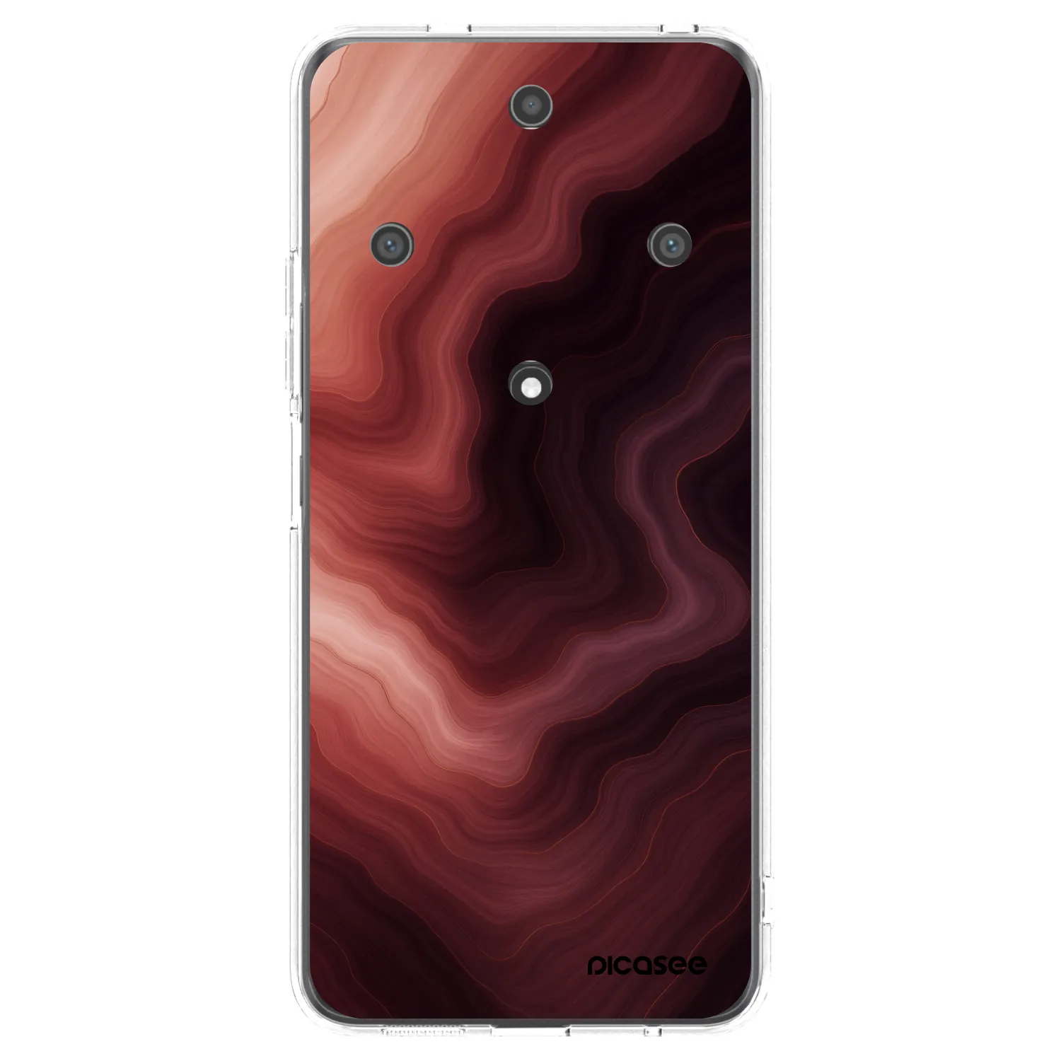 Picasee διαφανής θήκη σιλικόνης Honor Magic5 Lite 5G - Rouge