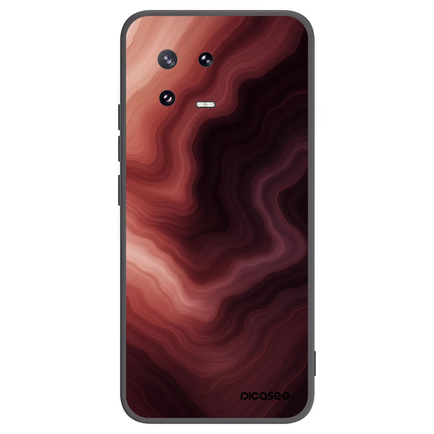 Picasee Μαύρη θήκη σιλικόνης για Xiaomi 13 Pro - Rouge