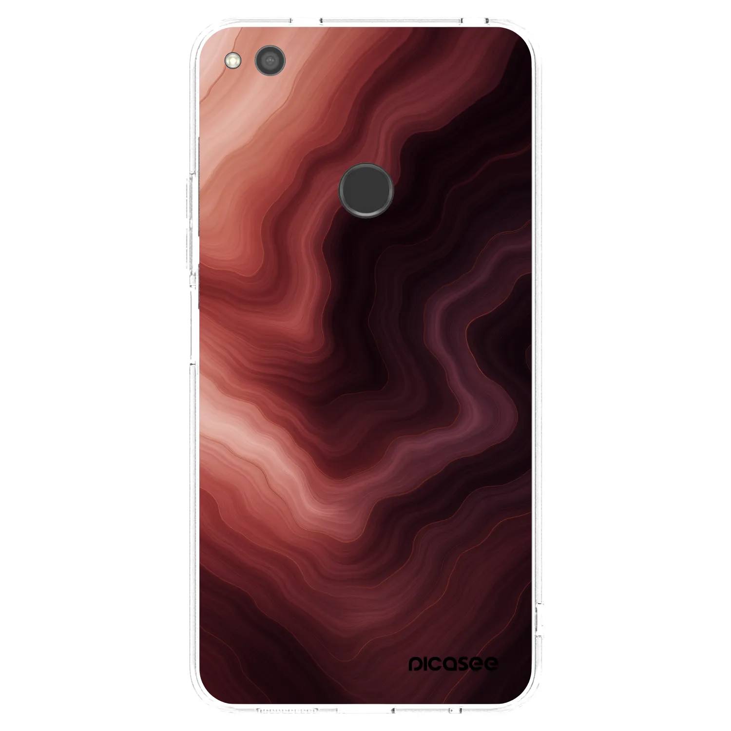 Picasee διαφανής θήκη σιλικόνης Huawei P9 Lite 2017 - Rouge