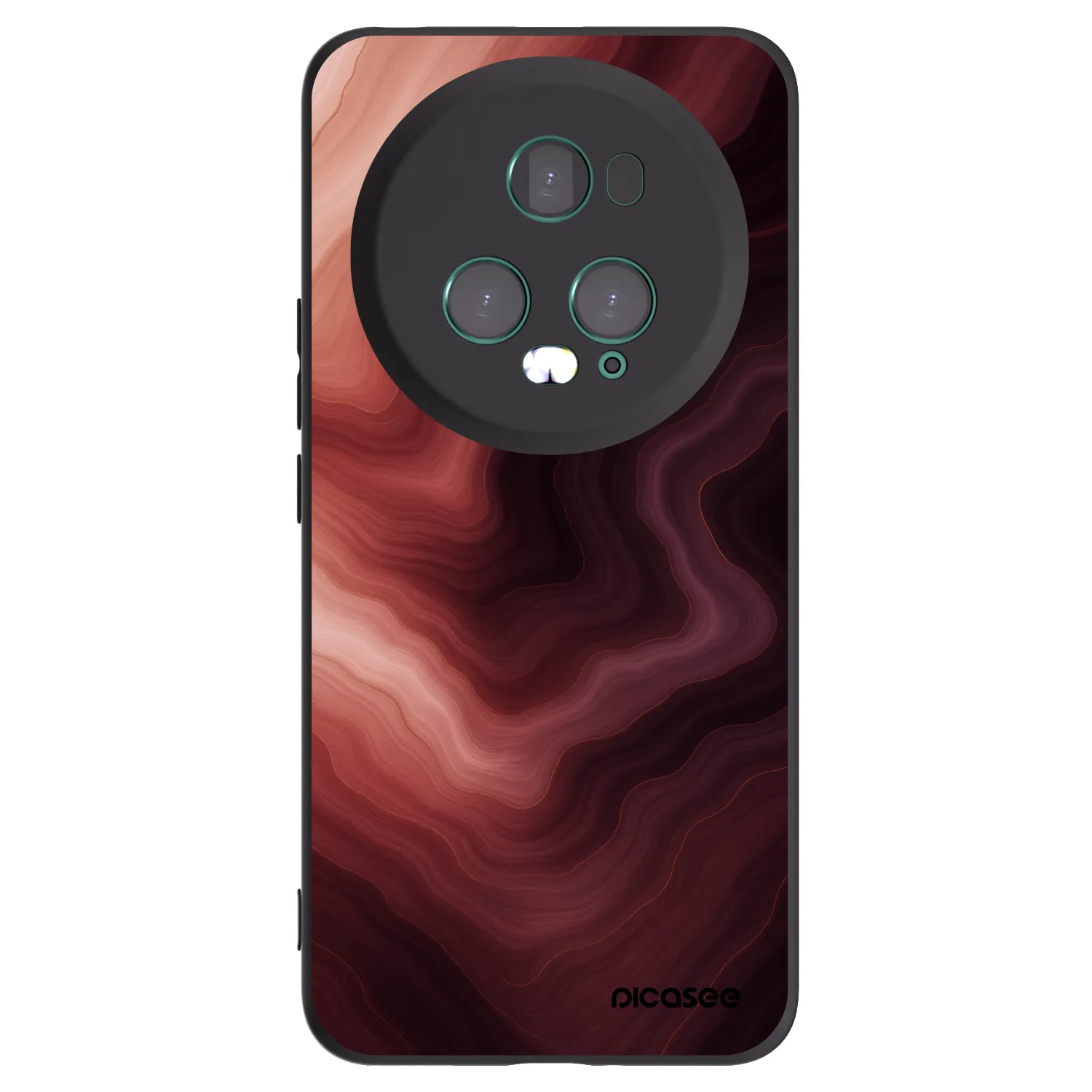 Picasee Μαύρη θήκη σιλικόνης για Honor Magic5 Pro - Rouge